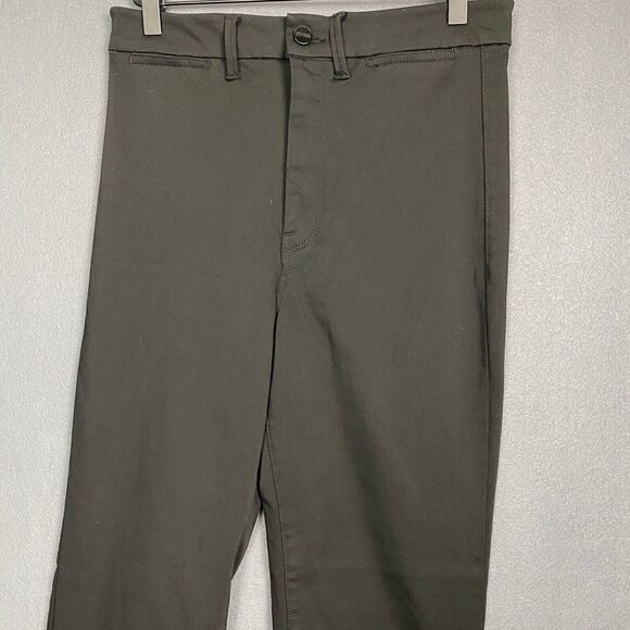 Express Pants 6R Super High Rise Slim Slacks Office Slimming Skinny High Waist - Picture 2 of 12